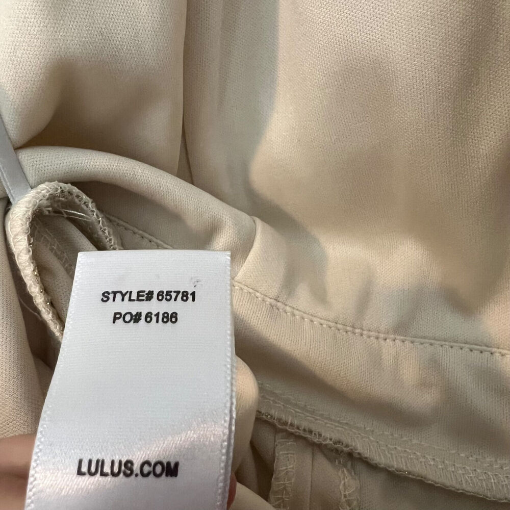 Lulu's Gold Maxi Dress - Picture 12 of 15